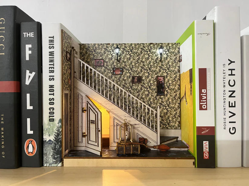 Cupboard Under the Stairs Book Nook Kit