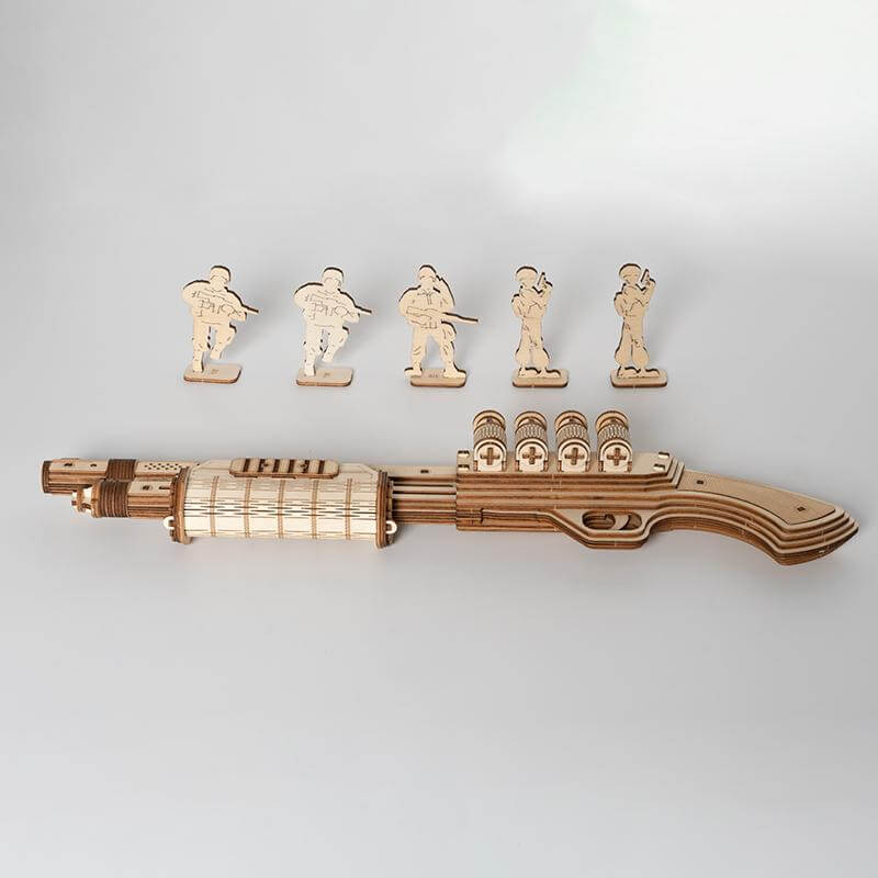 3D Wooden M870 Terminator Puzzle