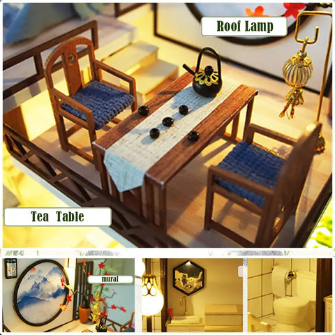 Bamboo Charm Miniature House Kit