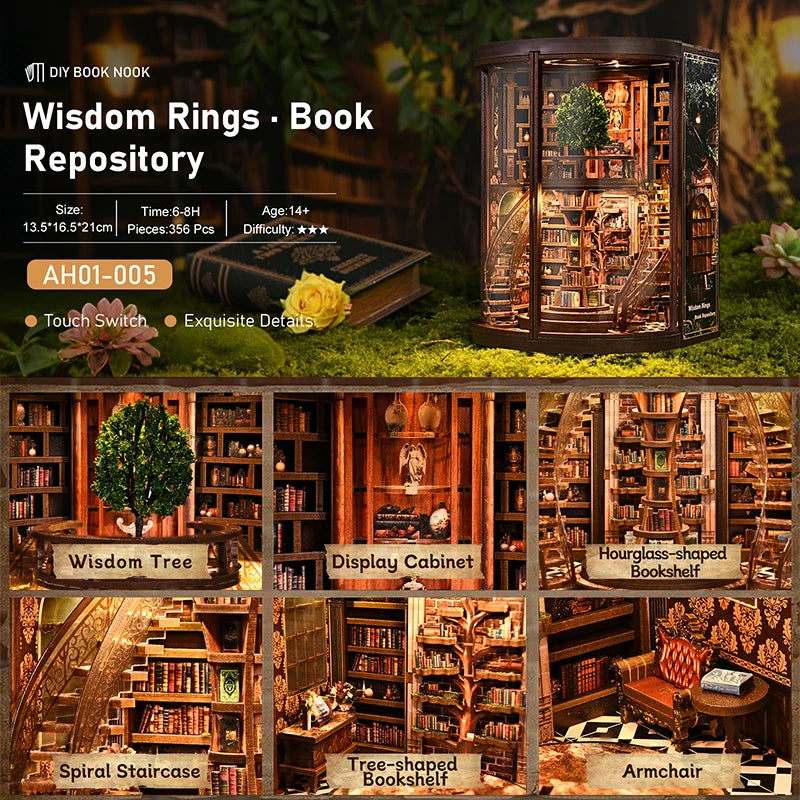 Wisdom Rings DIY Book Nook Kit