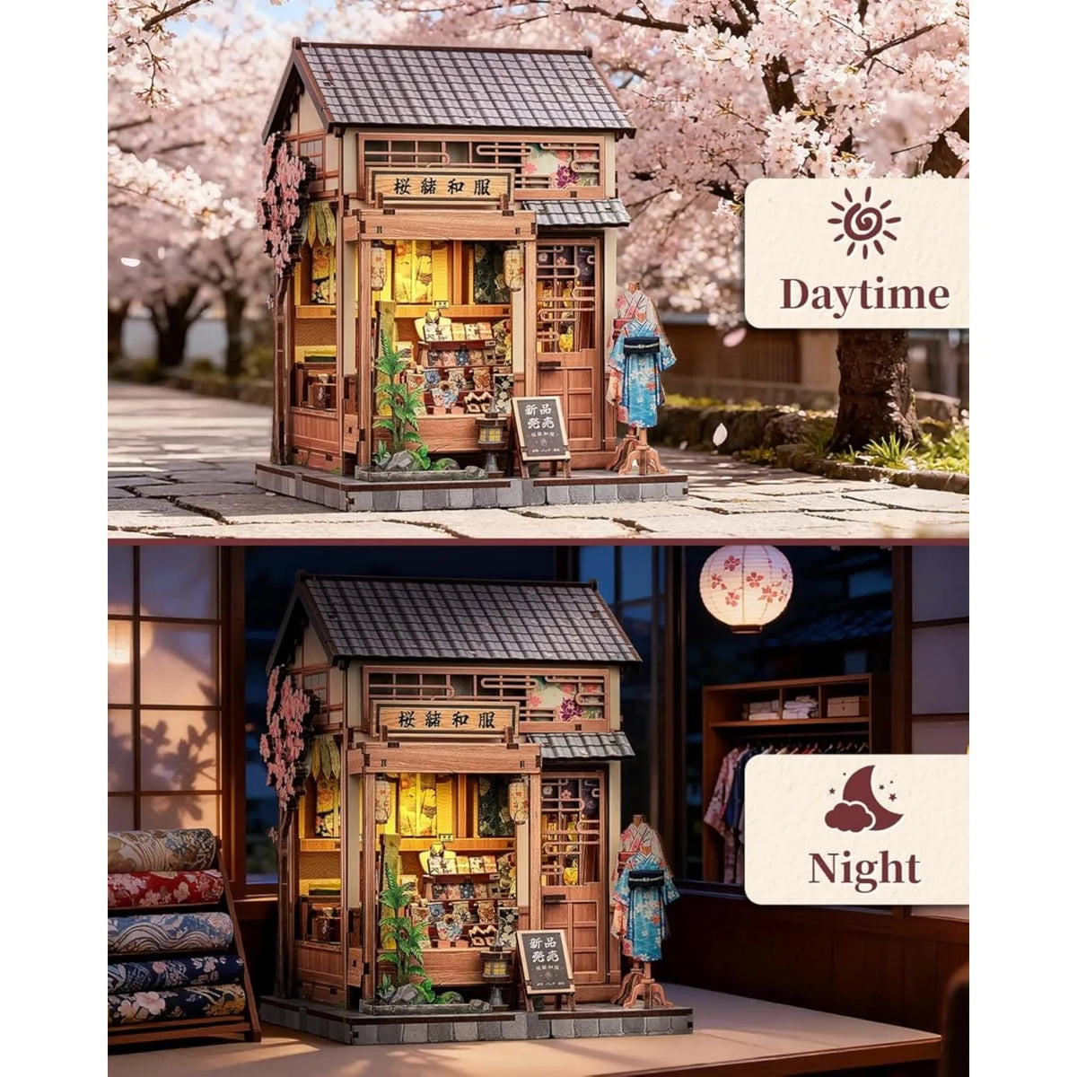 Traditional Japanese Store DIY Book Nook Kit