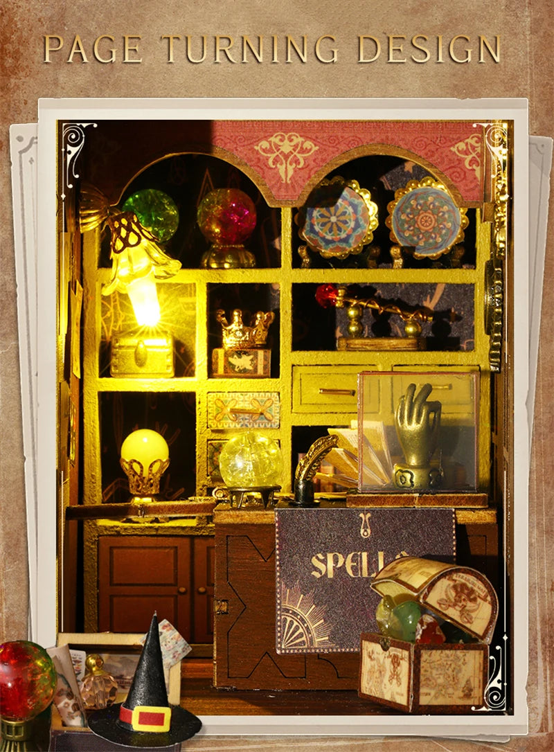 DIY Magic Treasure House Kit with LED Lights