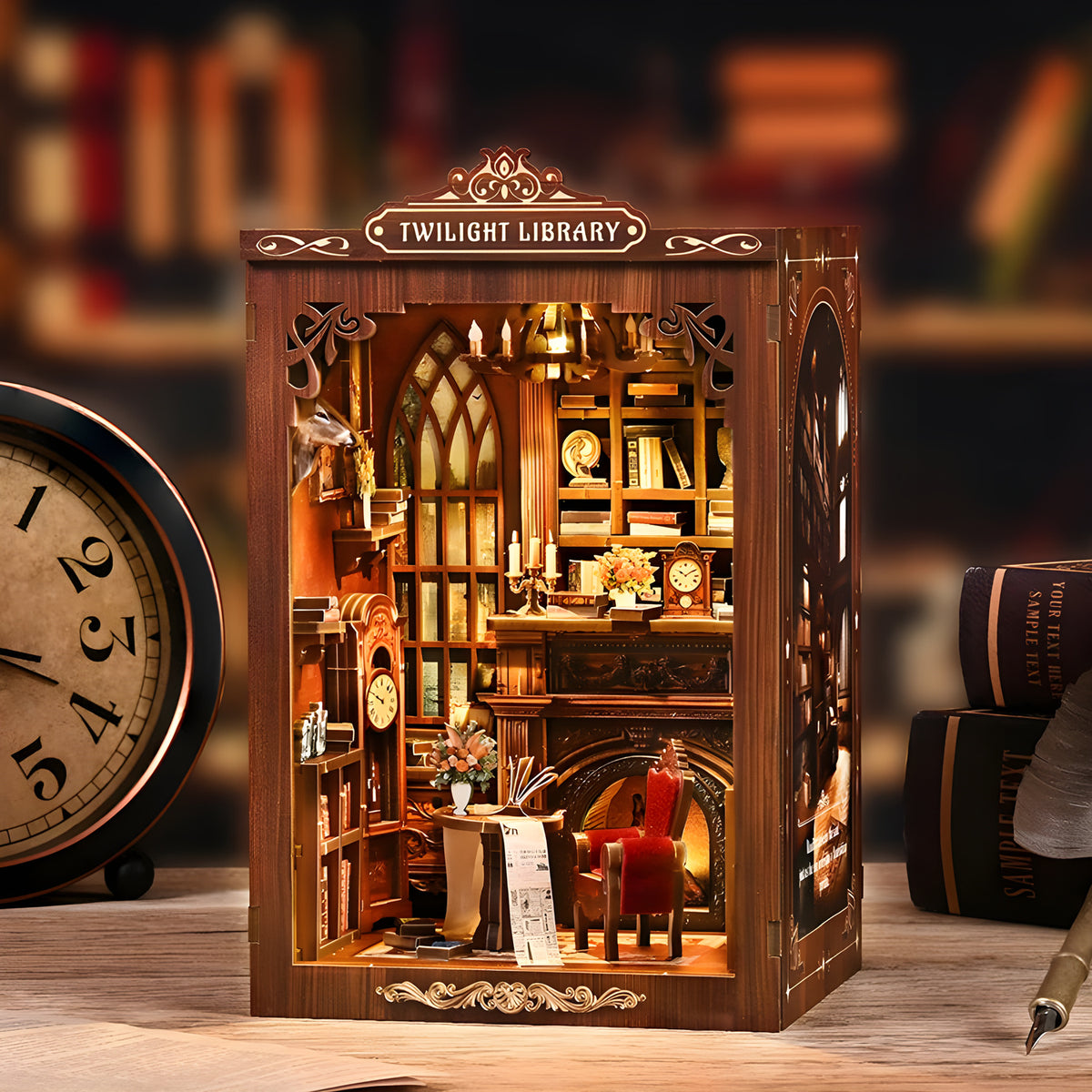 Twilight Library DIY Book Nook Kit