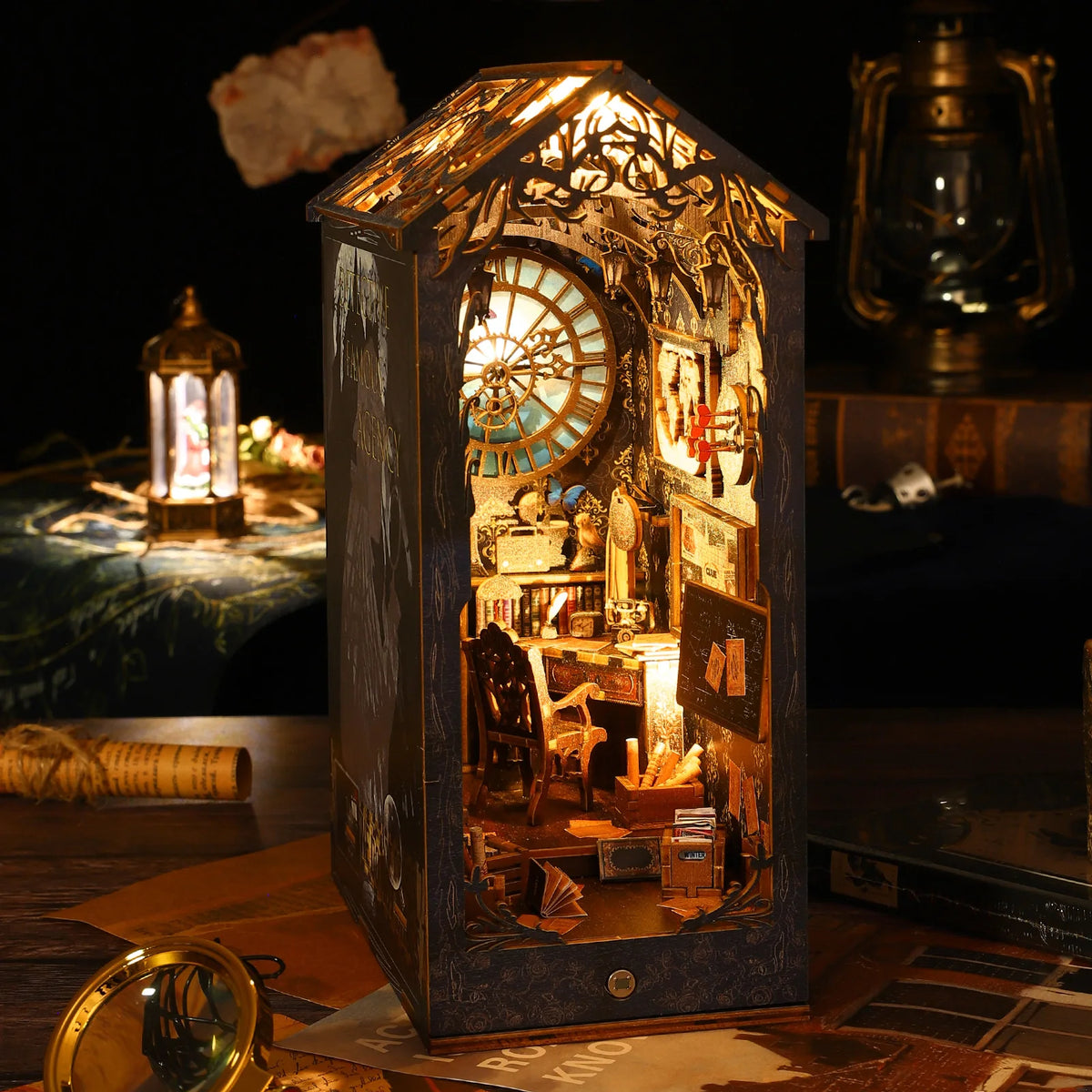 Clock House DIY Book Nook Kit