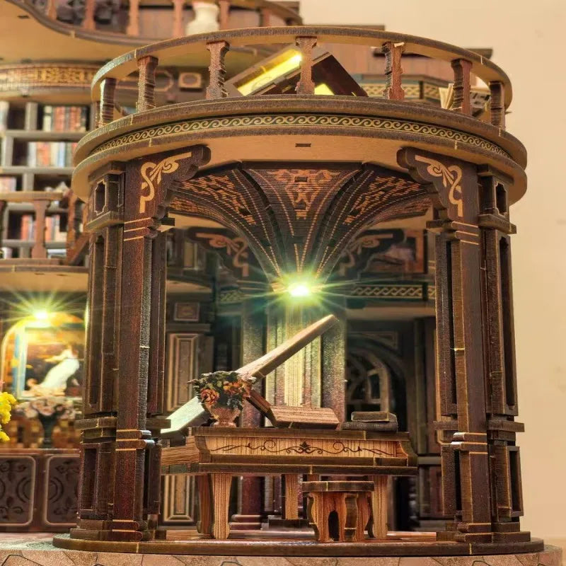 Mini Book Hall DIY Miniature House Kit