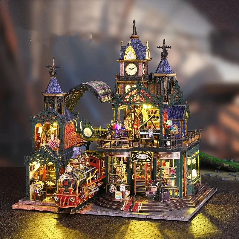Fantasy City Alley DIY Book Nook Kit