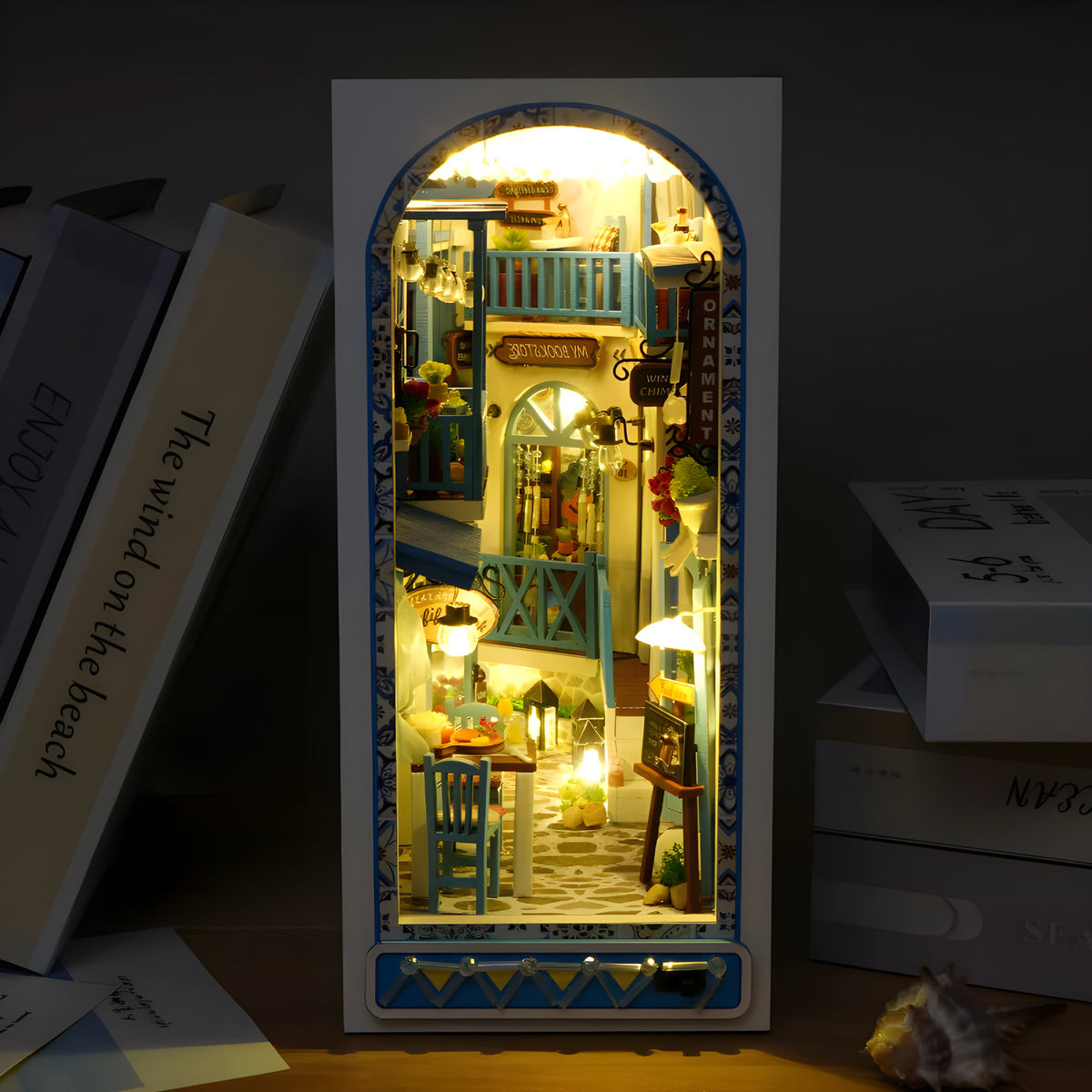 Mediterranean Alley DIY Book Nook Kit