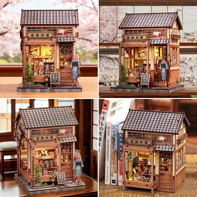 Japanese Garden House DIY Book Nook Kit