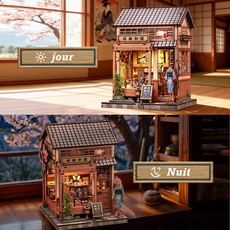 Japanese Garden House DIY Book Nook Kit