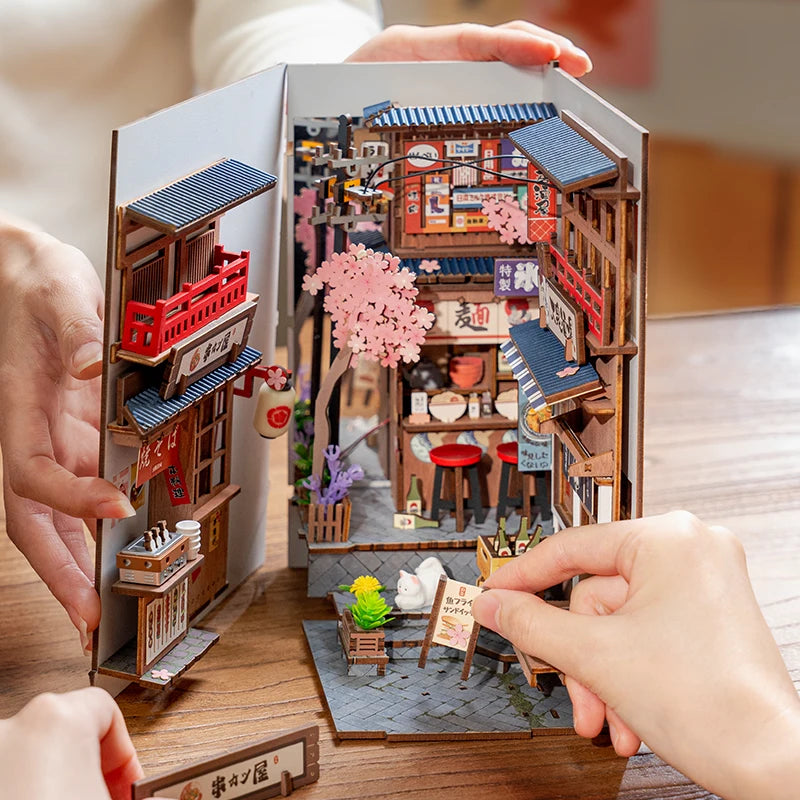 Sakura Wine Alley DIY Book Nook Kit