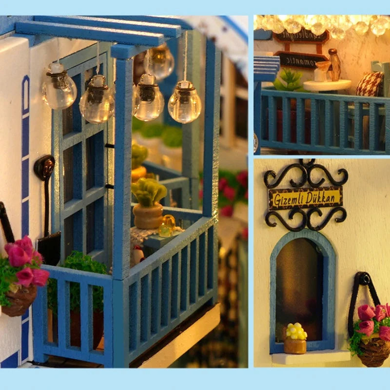 Mediterranean Alley DIY Book Nook Kit