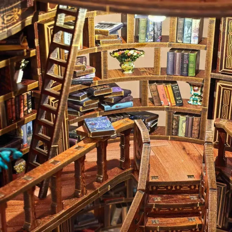 Mini Book Hall DIY Miniature House Kit