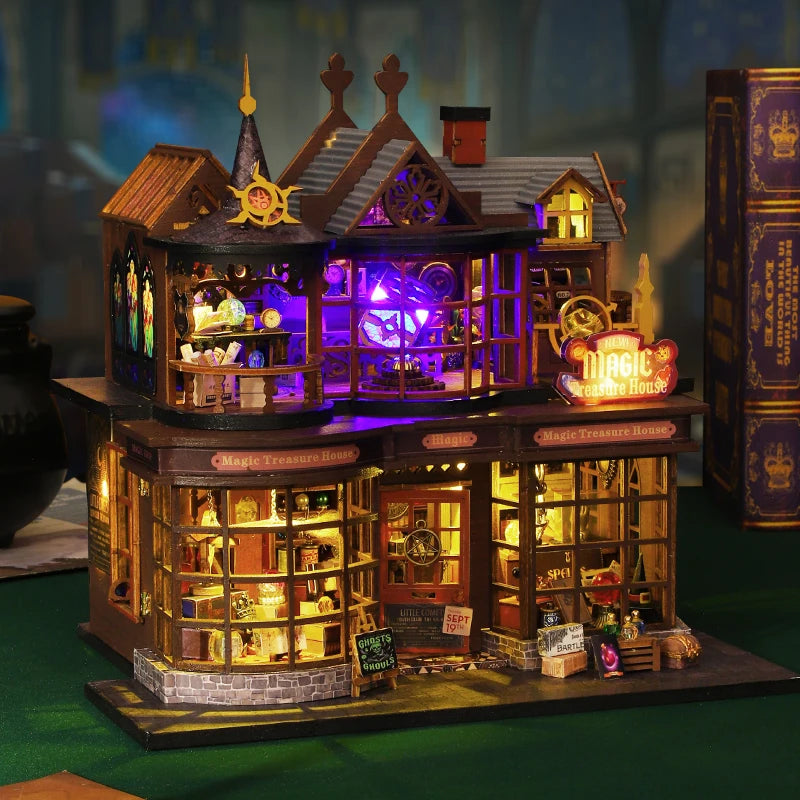 DIY Magic Treasure House Kit with LED Lights