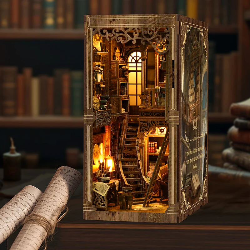 Ancient Book Collection Room DIY Book Nook Kit