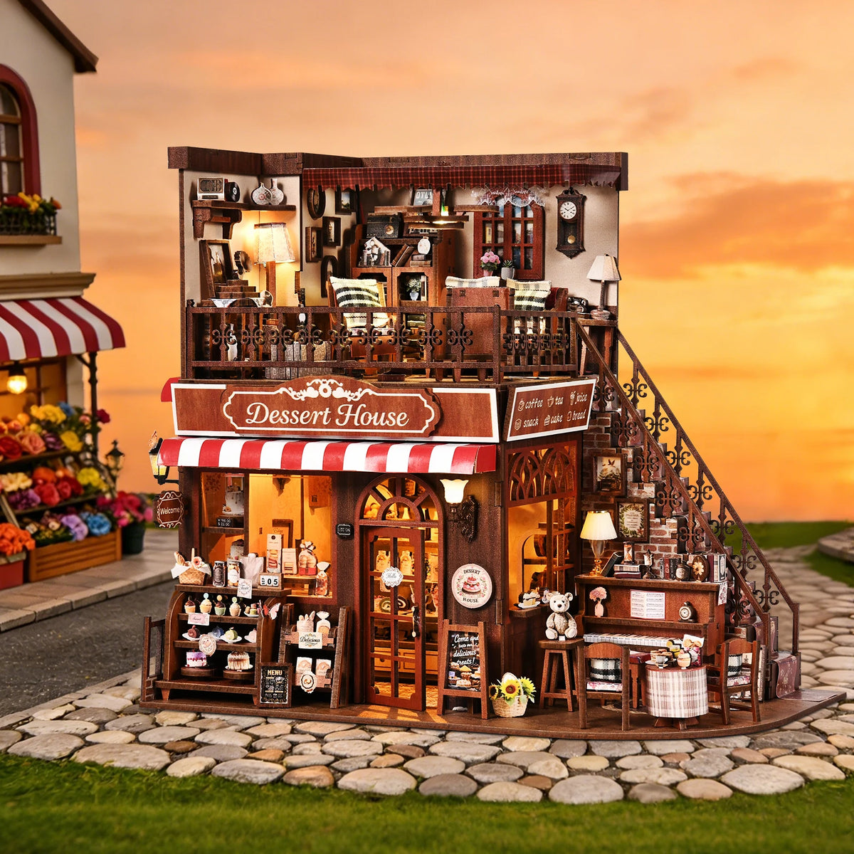Dessert House DIY Book Nook Kit