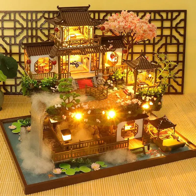 DIY Japanese Zen Garden Miniature House Kit