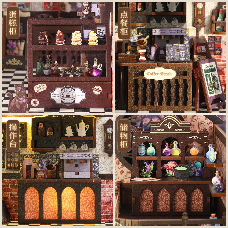 Magic Coffee Shop DIY Book Nook Kit