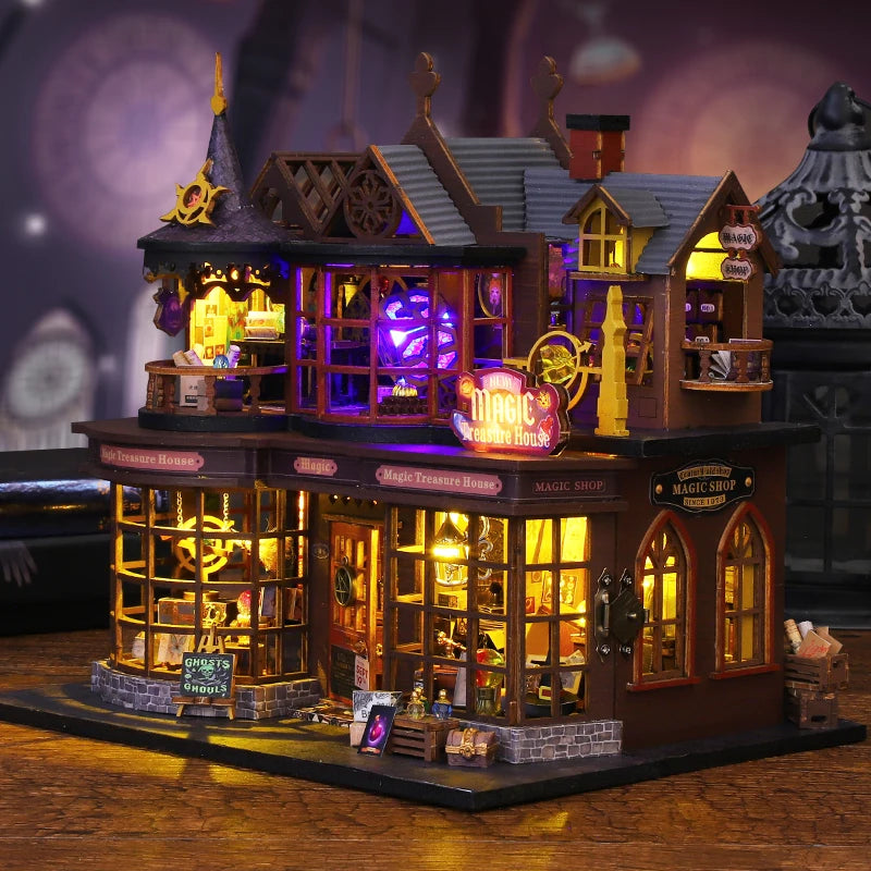 DIY Magic Treasure House Kit with LED Lights