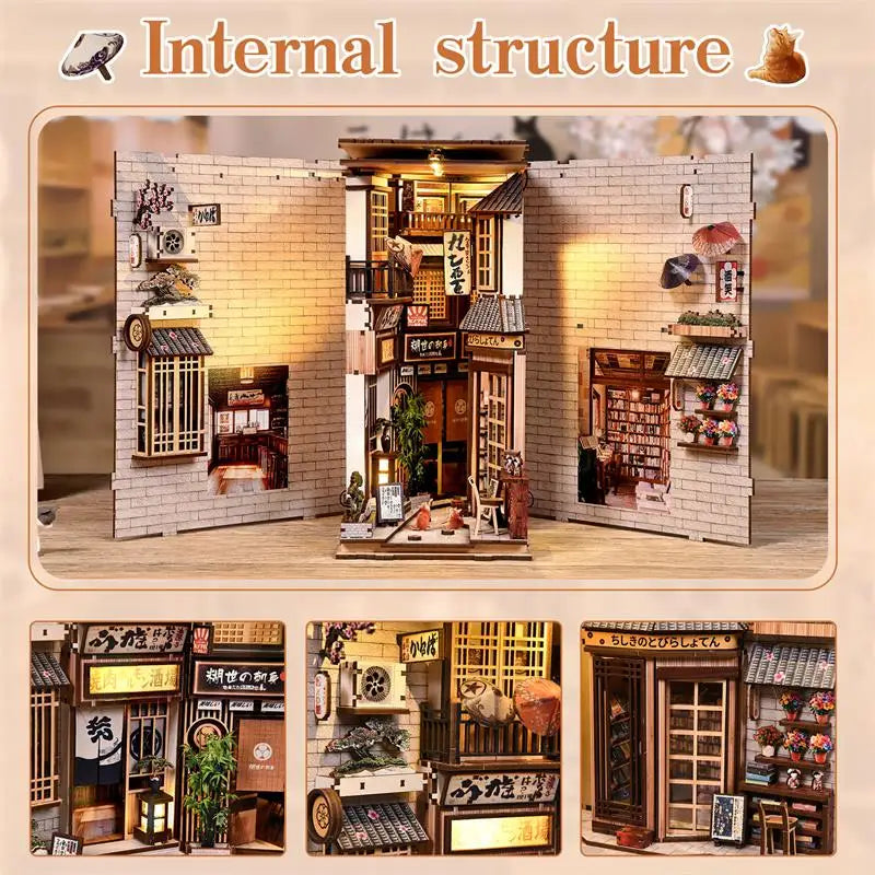 Cat's Alley DIY Book Nook Kit