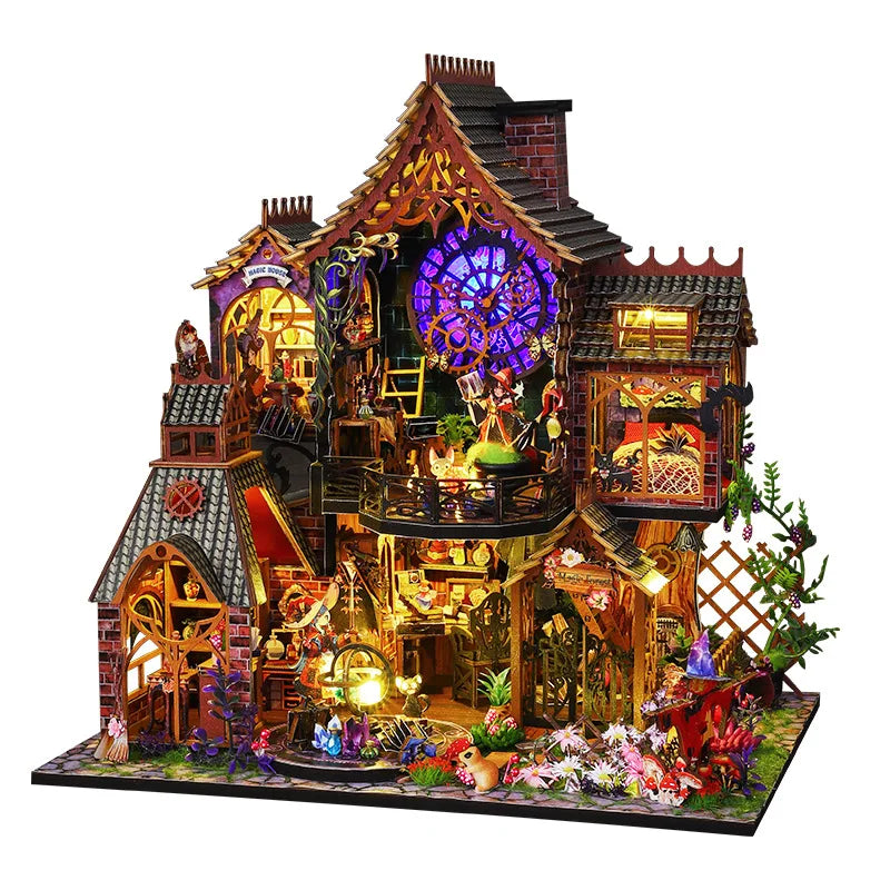 DIY Fantasy House Kit with LED Lights