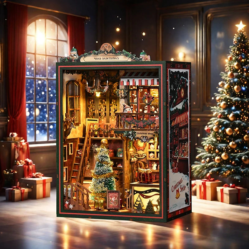 Christmas Shop DIY Book Nook Kit
