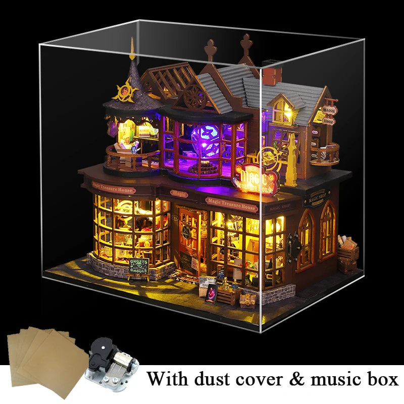 DIY Magic Treasure House Kit with LED Lights