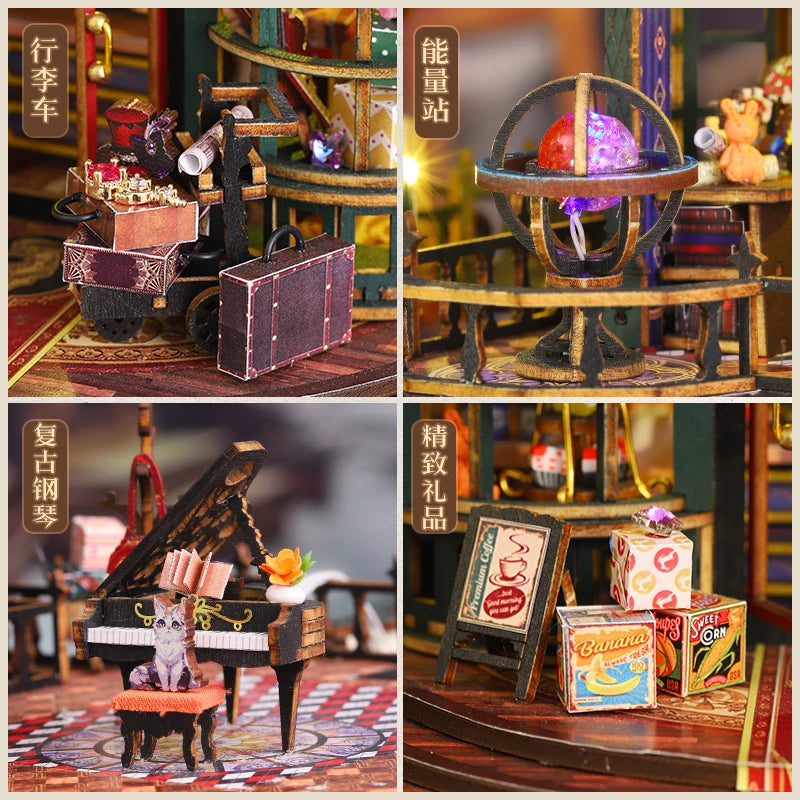 Fantasy City Alley DIY Book Nook Kit