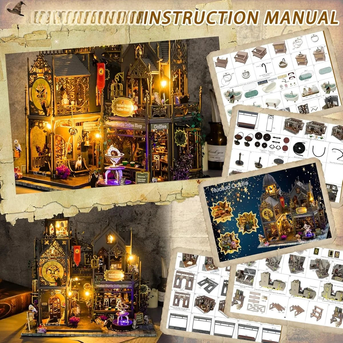 Hollow Castle 3D Building Block Kit