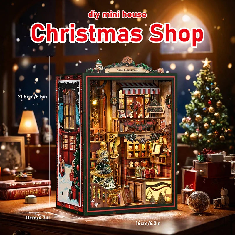 Christmas Shop DIY Book Nook Kit