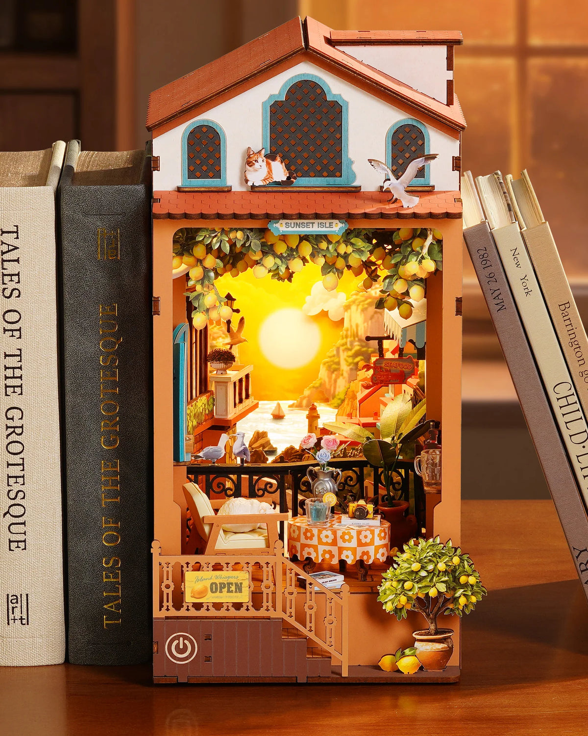 Sunset Isle DIY Book Nook Kit