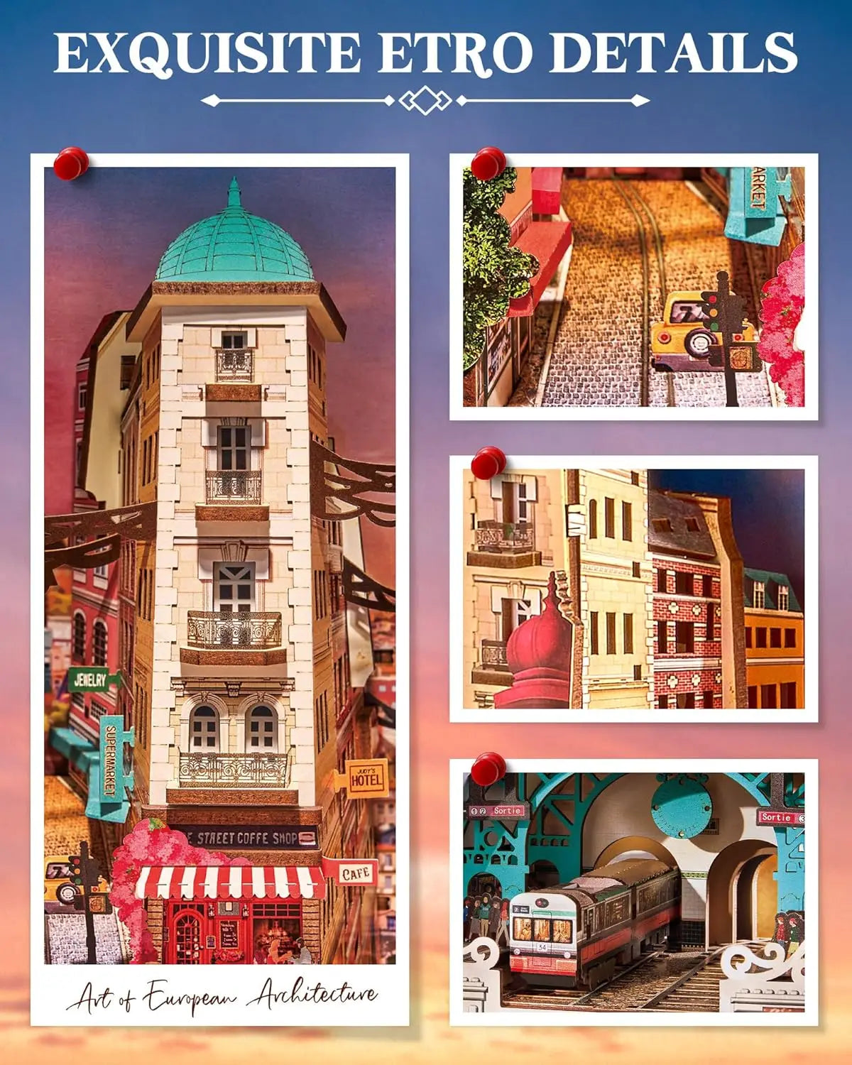 Street Scene DIY Book Nook Kit