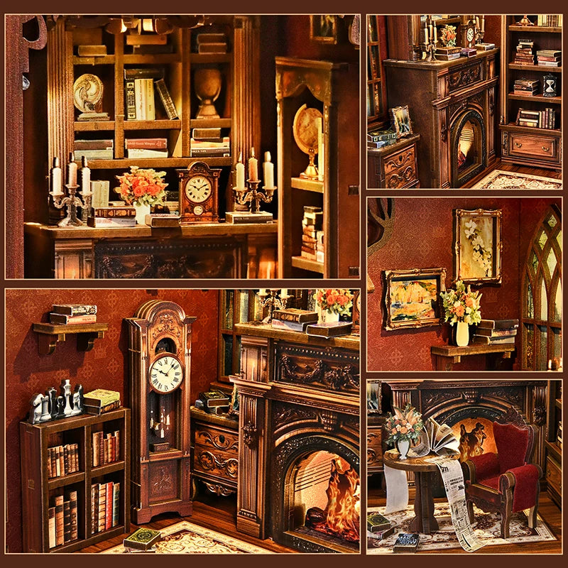Twilight Library DIY Book Nook Kit