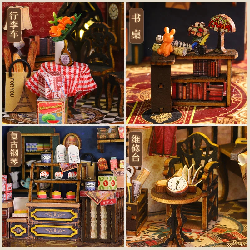Fantasy City Alley DIY Book Nook Kit