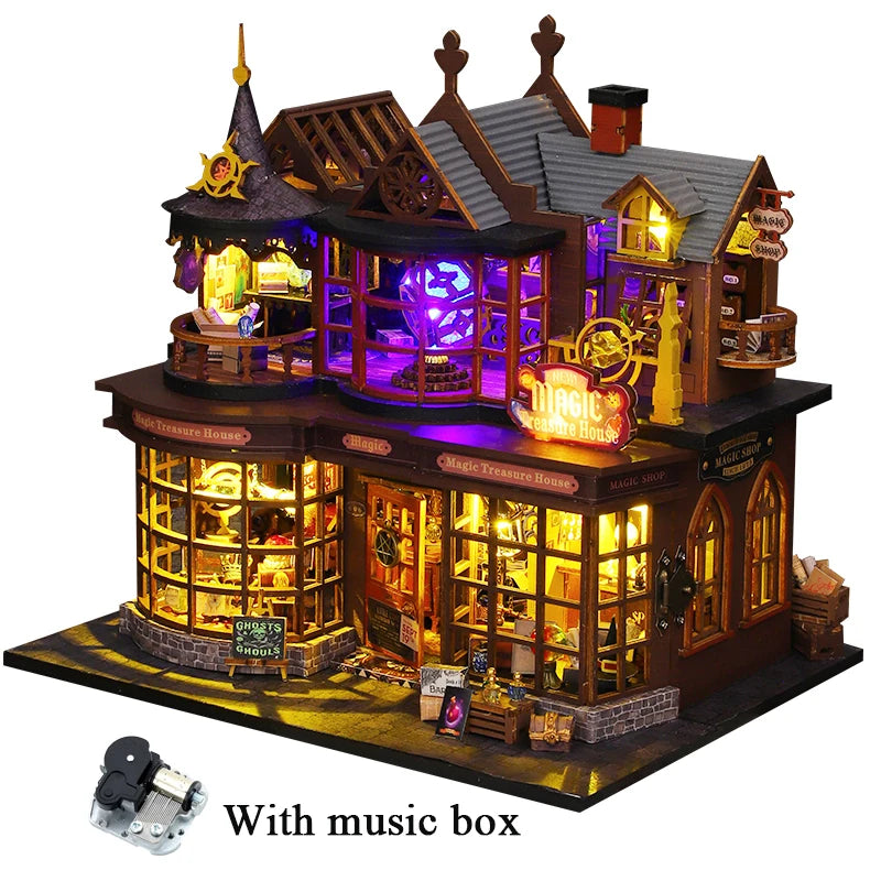 DIY Magic Treasure House Kit with LED Lights