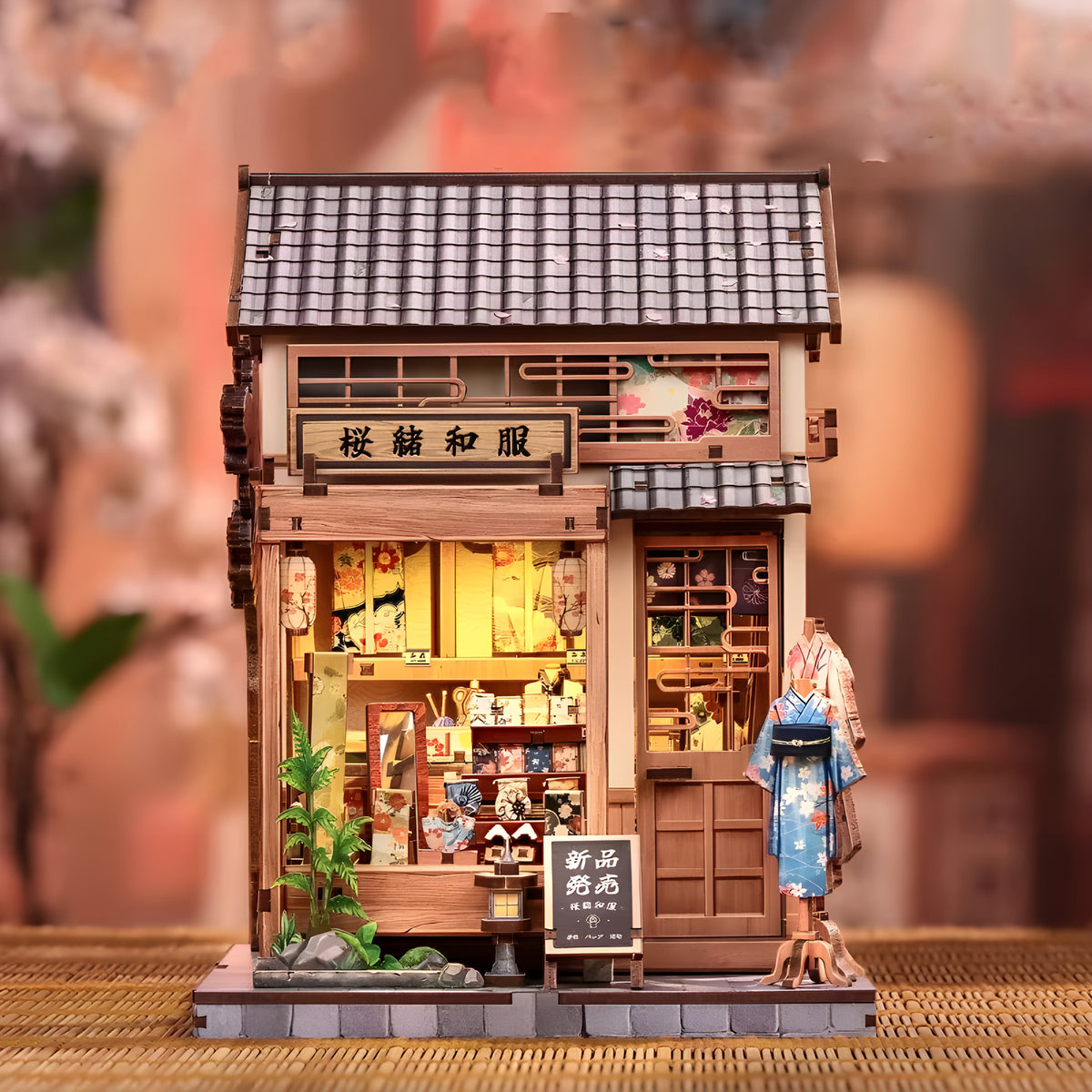 Japanese Garden House DIY Book Nook Kit