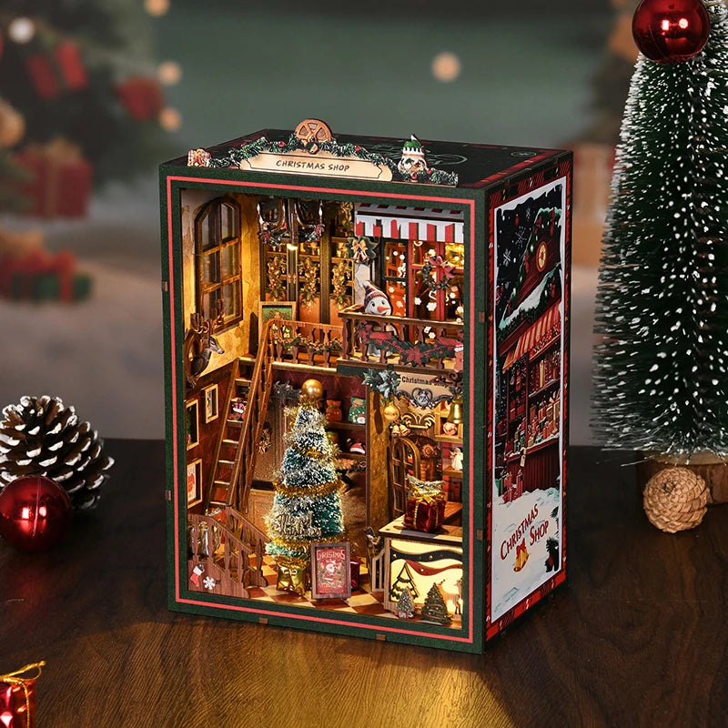Christmas Shop DIY Book Nook Kit