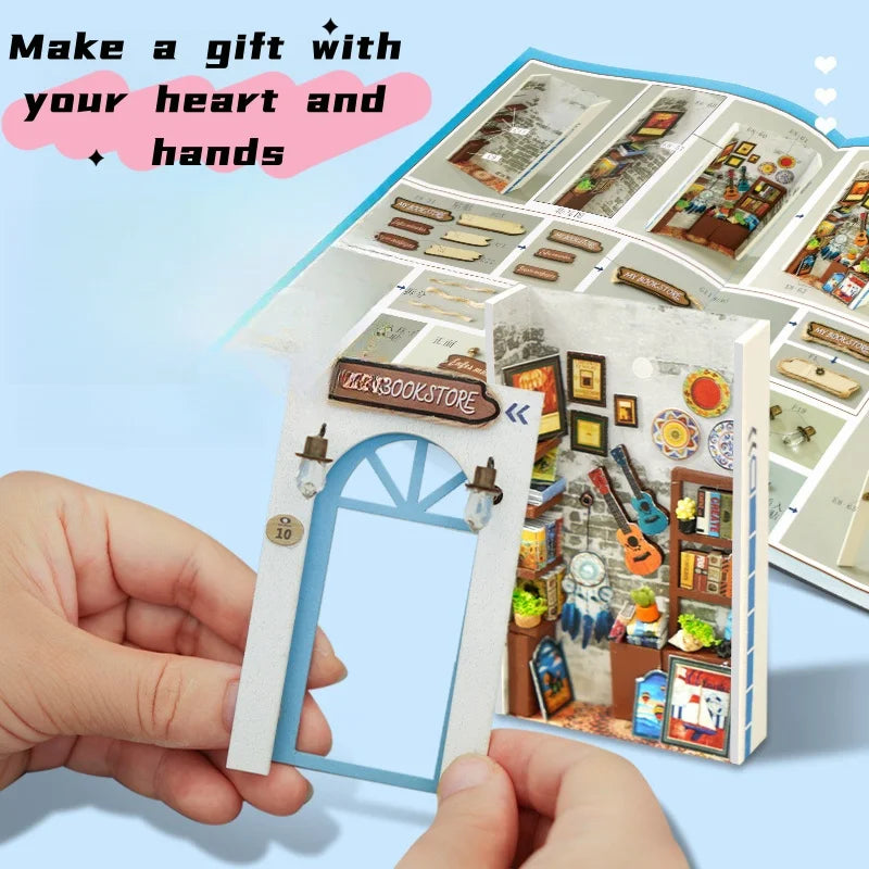 Mediterranean Alley DIY Book Nook Kit