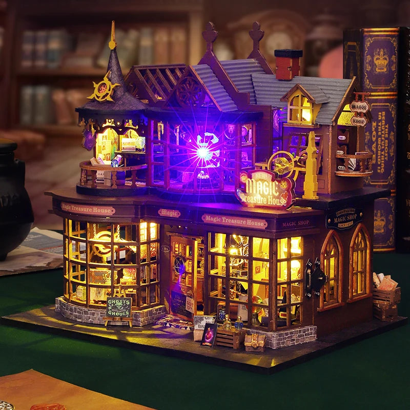 DIY Magic Treasure House Kit with LED Lights