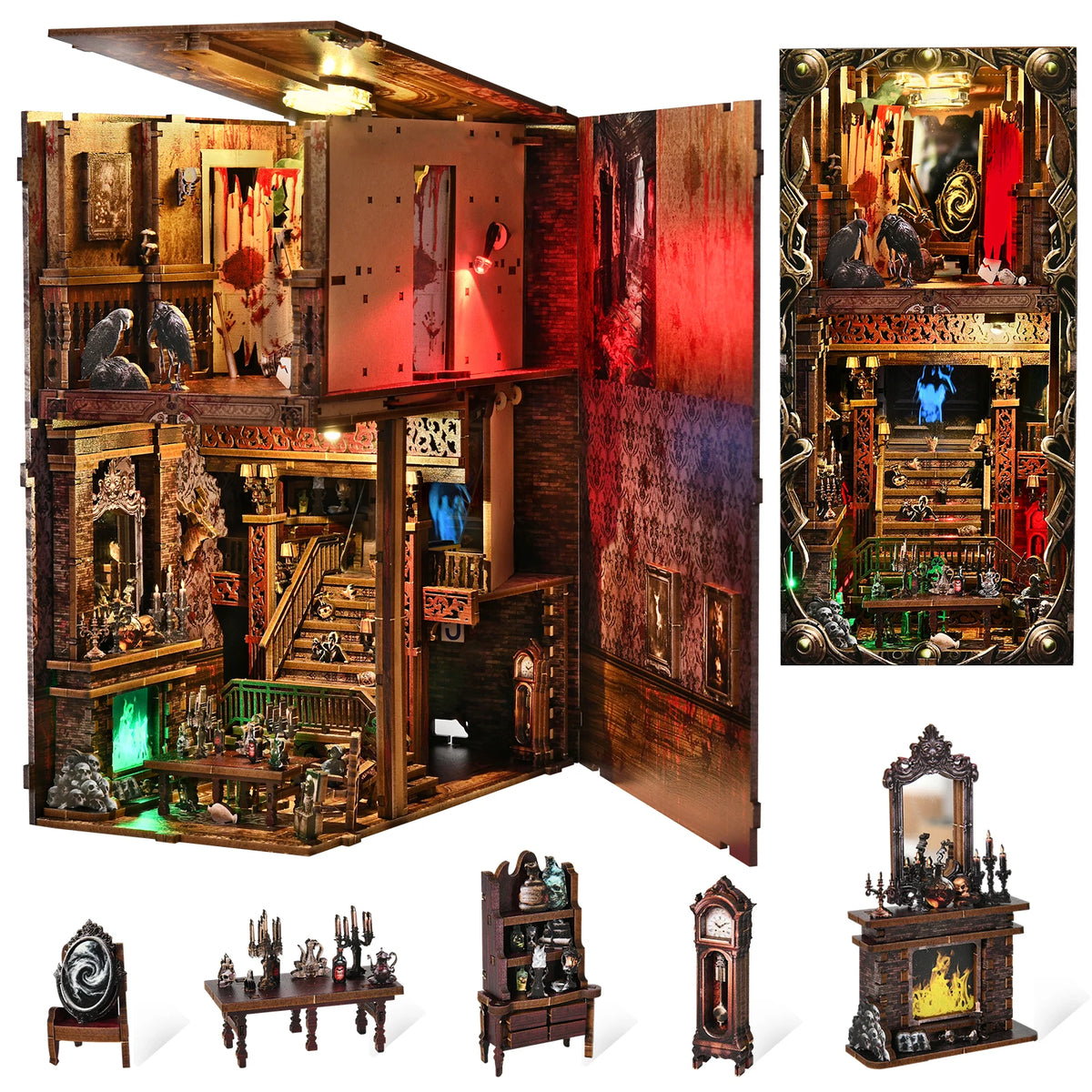 Hotel du Terror DIY Book Nook Kit