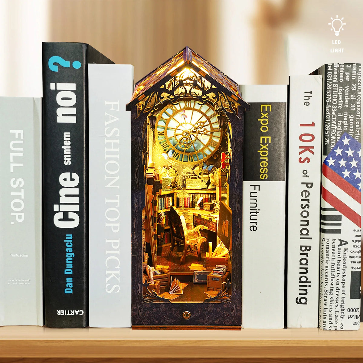 Clock House DIY Book Nook Kit