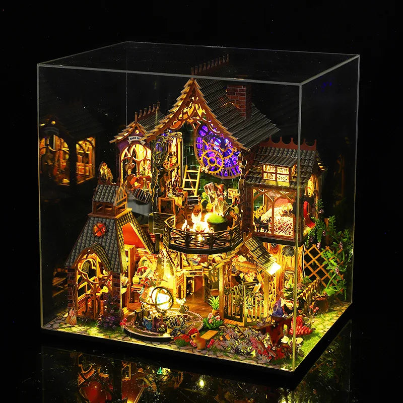 DIY Fantasy House Kit with LED Lights