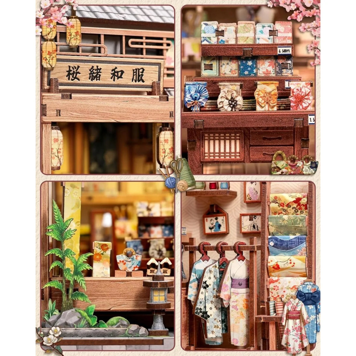 Traditional Japanese Store DIY Book Nook Kit