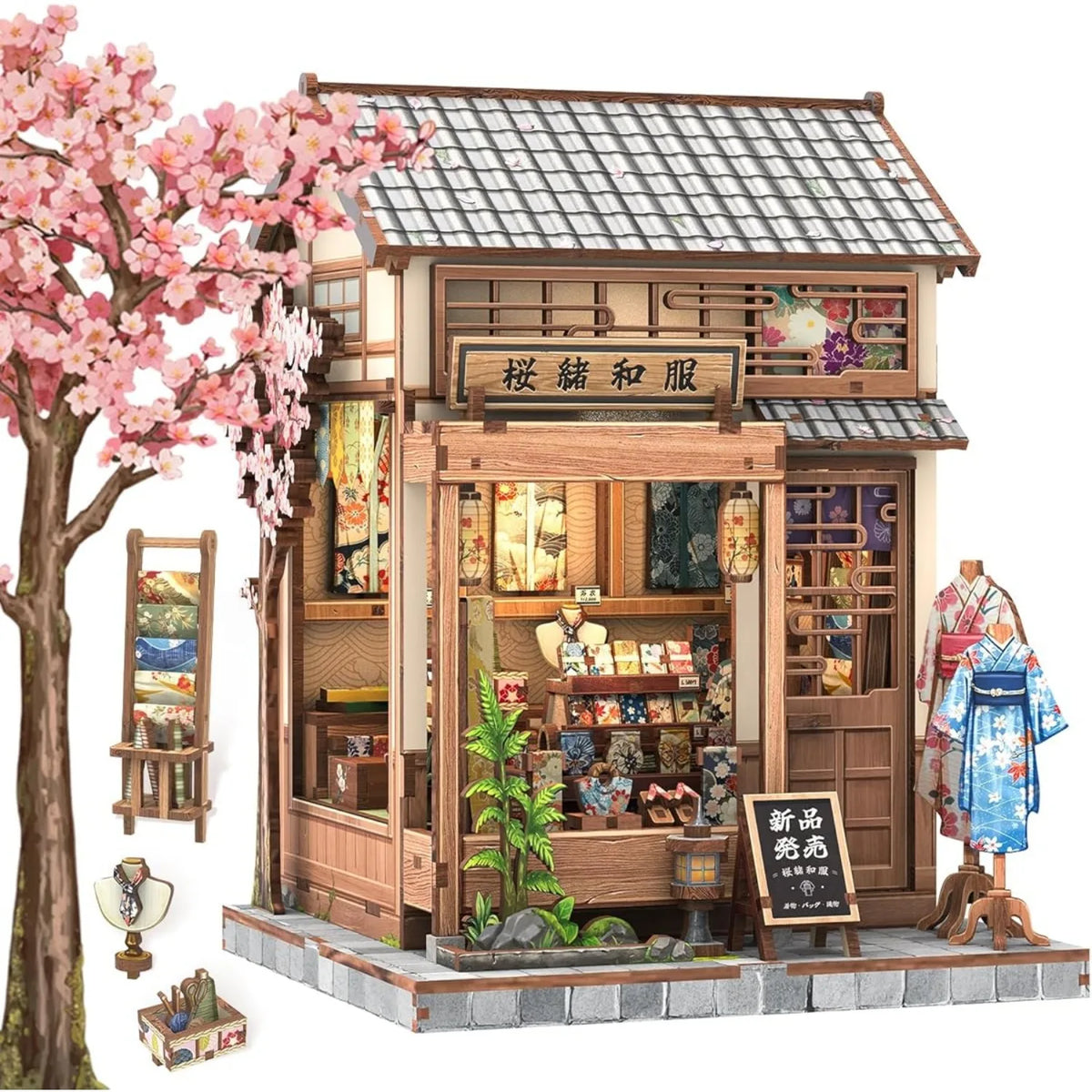Traditional Japanese Store DIY Book Nook Kit