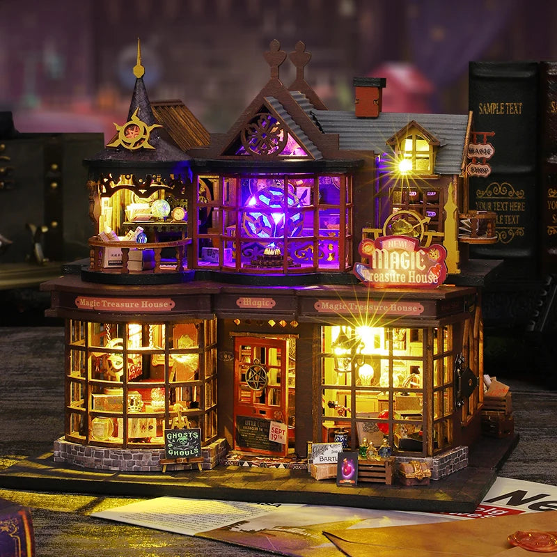 DIY Magic Treasure House Kit with LED Lights