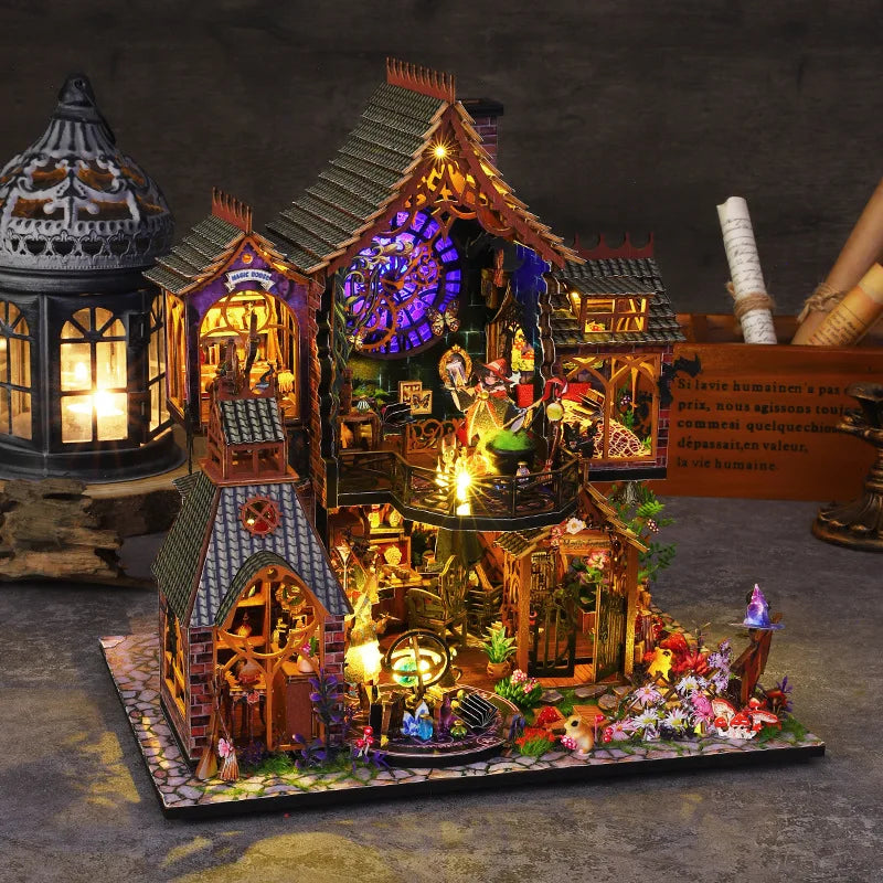 DIY Fantasy House Kit with LED Lights