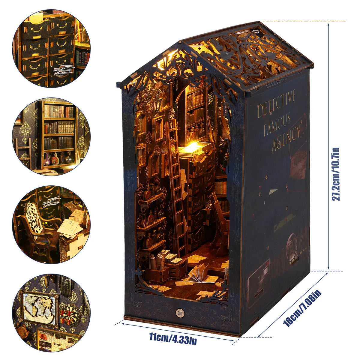 Clock House DIY Book Nook Kit