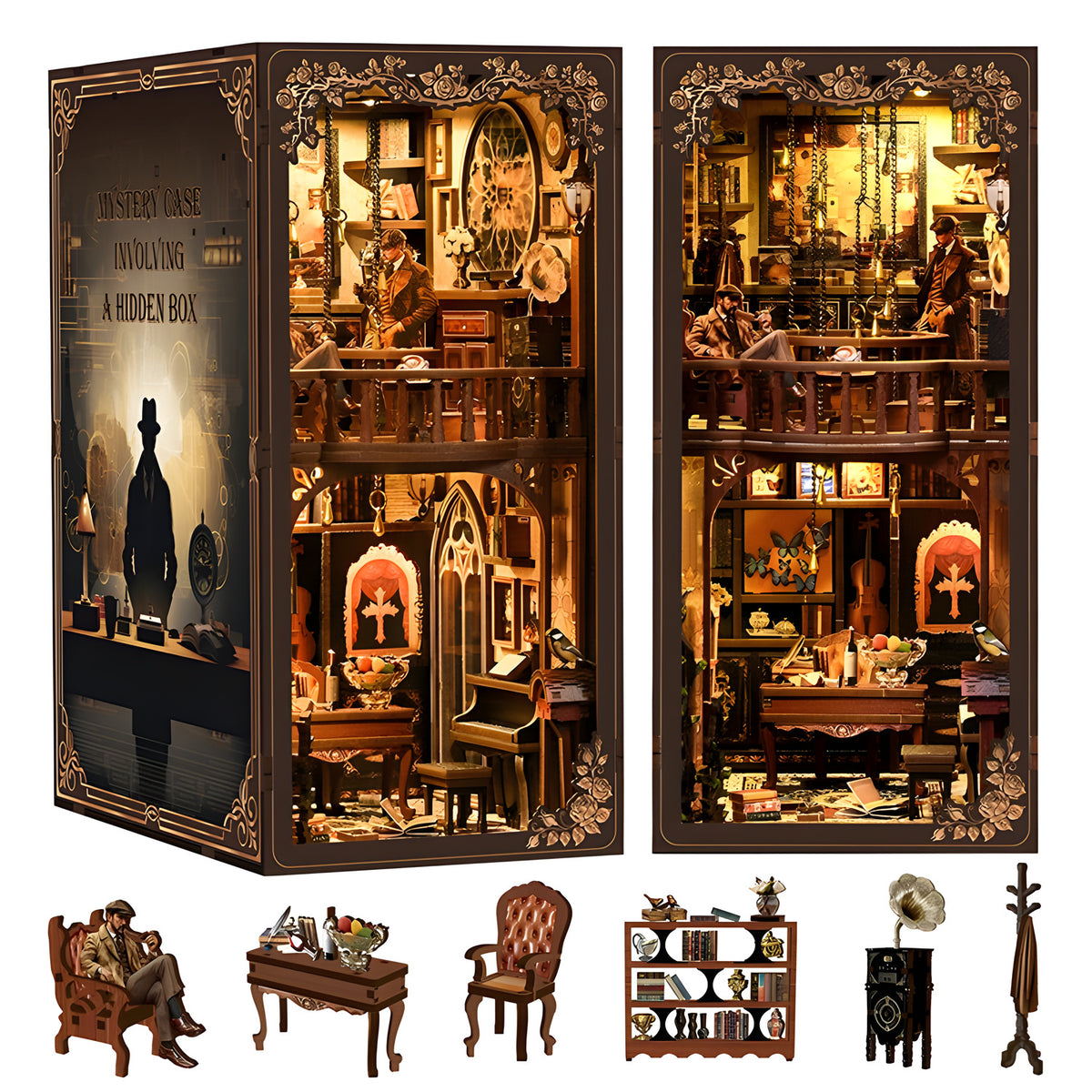 The Silent Case DIY Book Nook Kit