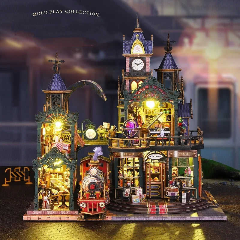 Fantasy City Alley DIY Book Nook Kit