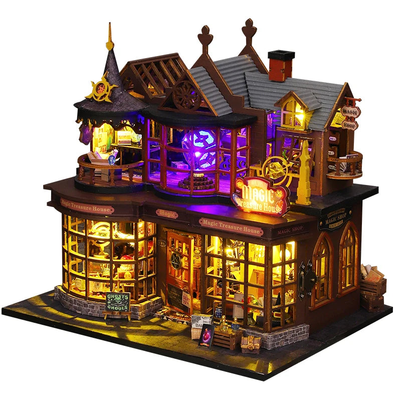 DIY Magic Treasure House Kit with LED Lights