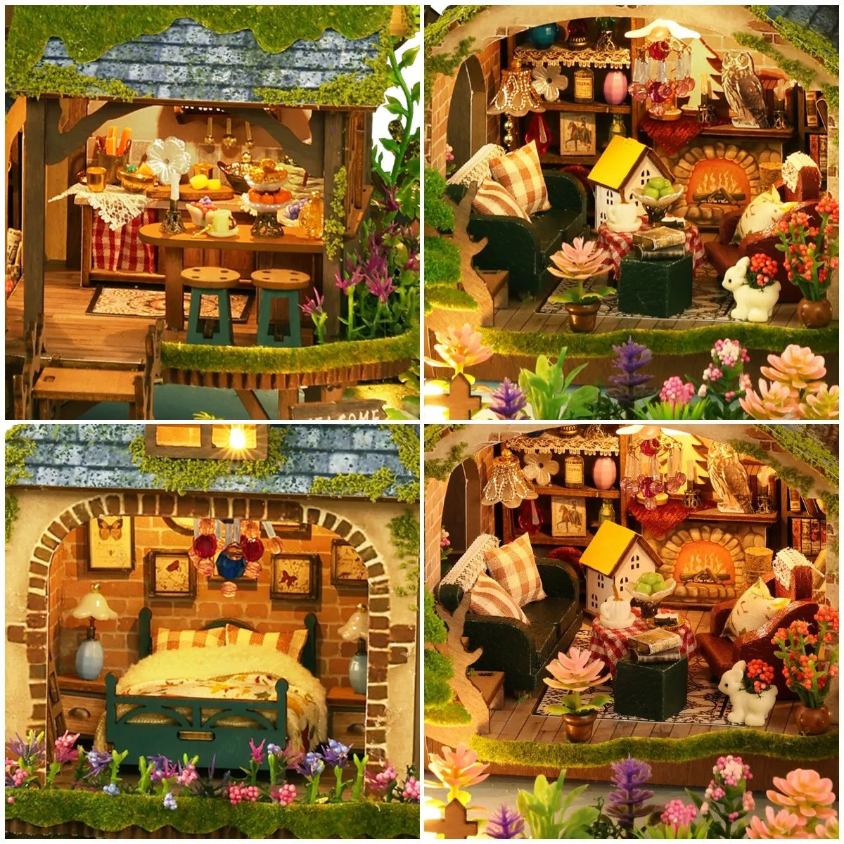 Forest Adventures DIY Miniature House Kit